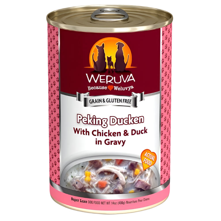 Weruva Dog Peking Ducken With Chicken And Duck In Gravy 14oz. (Case of 12)