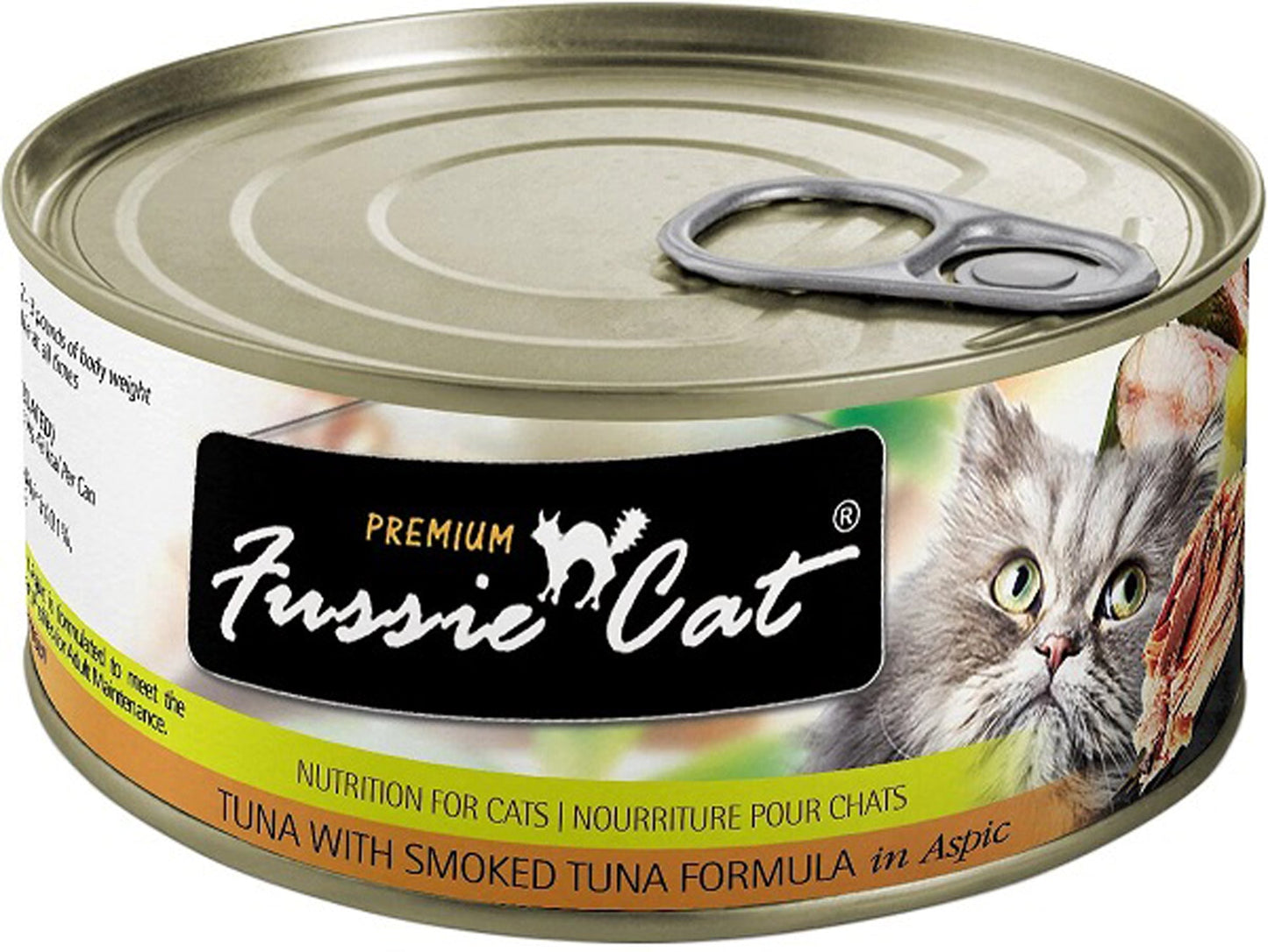 Fussie Cat Premium Tuna Smoked In Aspic 2.82oz. (Case of 24)