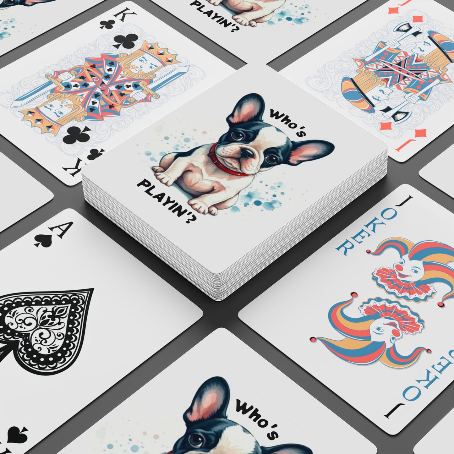 Fun Pet-Themed Poker Playing Cards - Perfect for Game Nights!