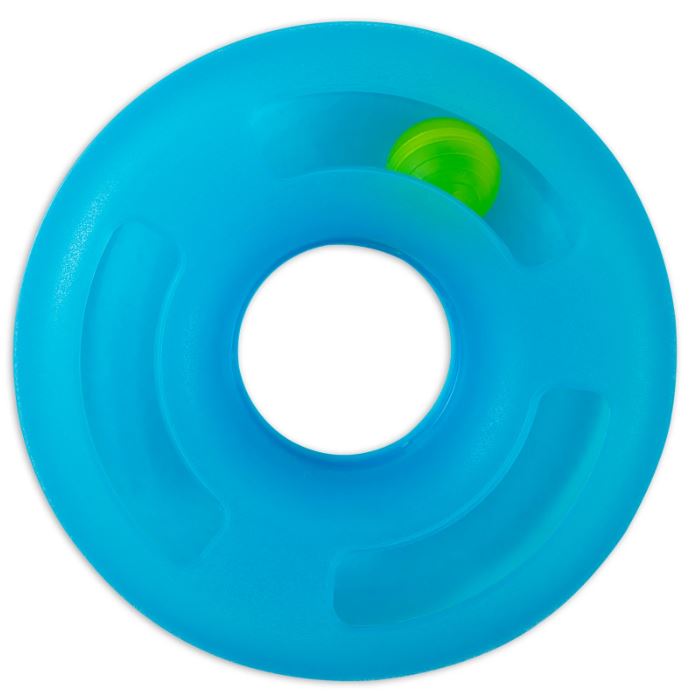 FAT CAT Crazy Circle Catnip Toy Blue 1ea/SM