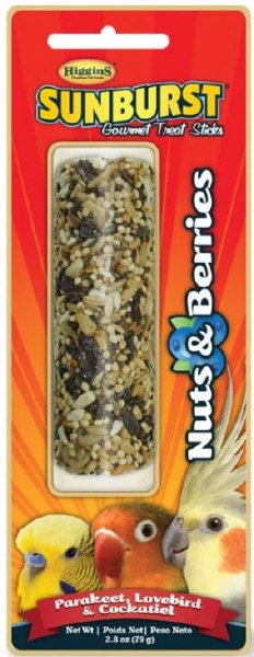 Sunburst Avian Treat Stick Nut/Berries 2.8oz.