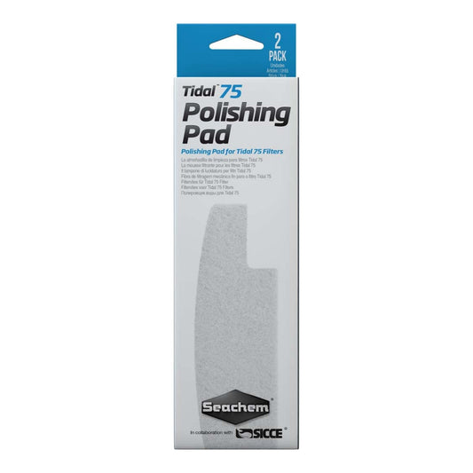 Seachem Laboratories Tidal Polishing Pad For Tidal 75 Filters, White, 1ea/2 pk