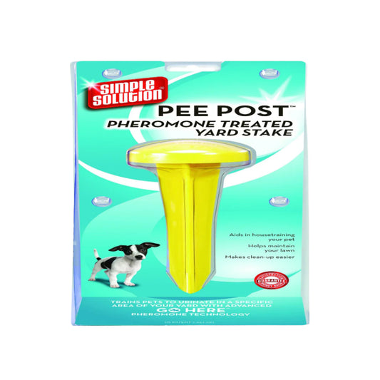 Simple Solution Pee Post Yard Stake Yellow 1ea/13 in