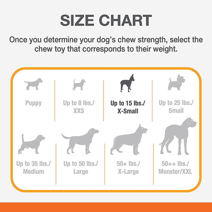 Nylabone Classic Puppy Chew Flavored Durable Dog Chew Toy Classic Bone Twin Pack Chicken & Peanut Butter Brown 1ea/XS/Petite - Up To 15 lb