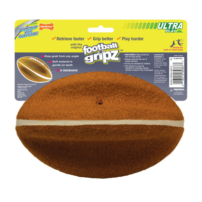 Nylabone Power Play Dog Football Gripz 1ea/Large/Giant - Up To 50 lb
