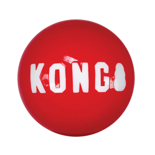 KONG Signature Ball Dog Toy Red 1ea/LG