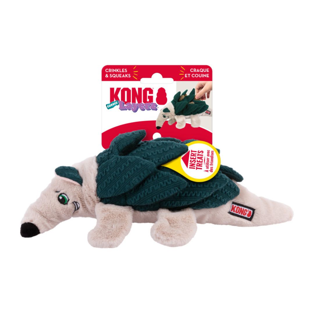 KONG Layerz Forage Dog Toy Armadillo, 1ea/MD