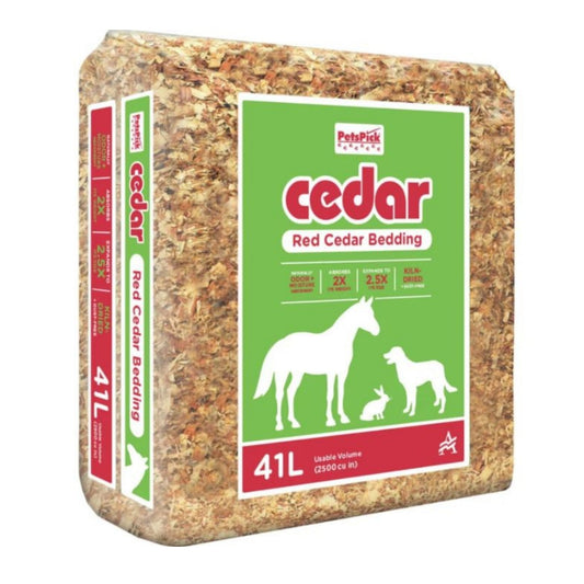 Pets Pick Kiln Dried Red Cedar Bedding Red Cedar 41 L