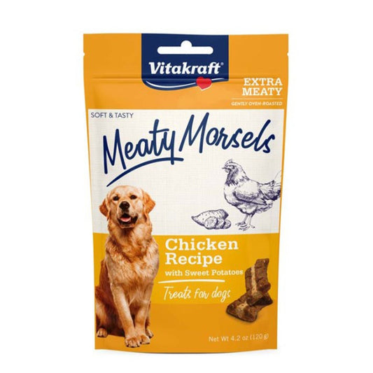 Vitakraft Meaty Morsels Dog Treats Chicken w/Sweet Potato 1ea/4.2 oz