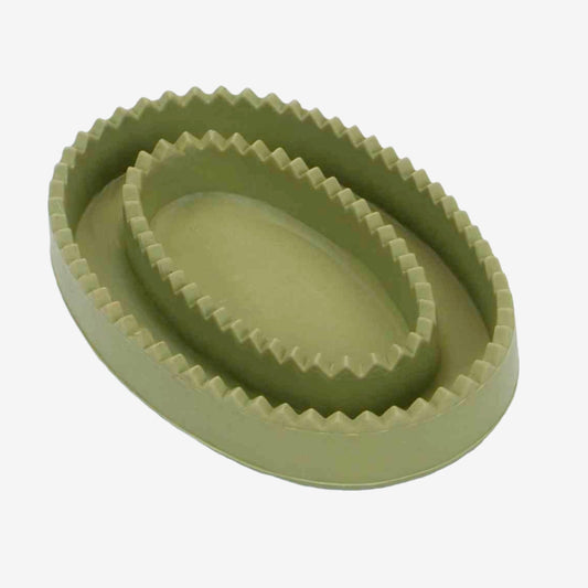 Safari Dog Rubber Curry Brush Green 1ea/One Size