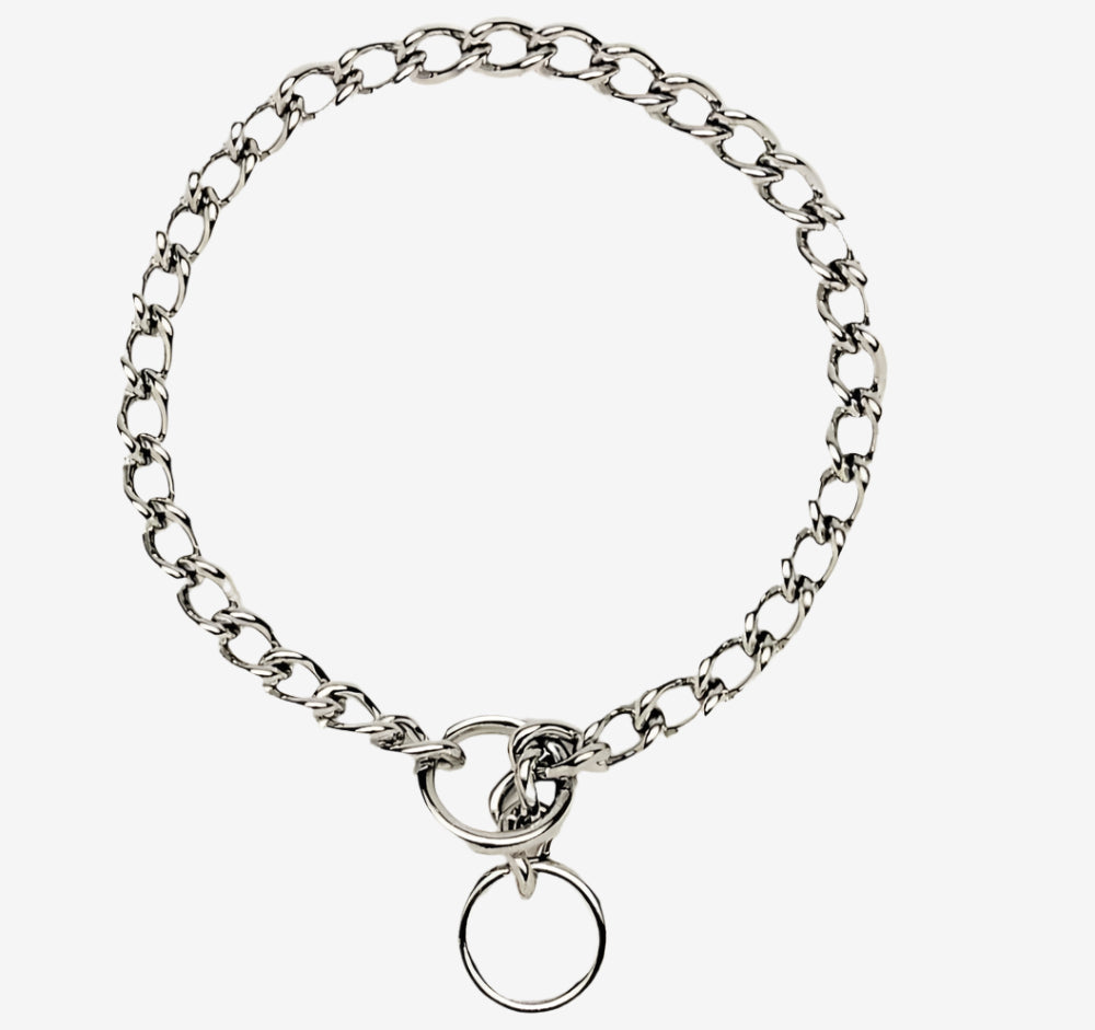 Titan Chain Training Dog Collar X-Heavy Nickel, Chrome 1ea/4 Mm X 30 in