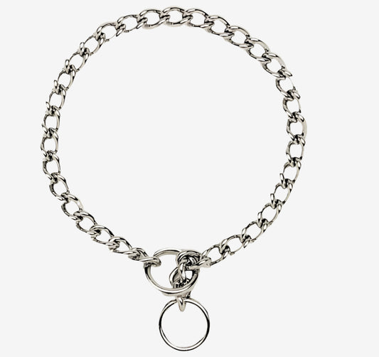 Titan Chain Training Dog Collar X-Heavy Nickel, Chrome 1ea/4 Mm X 30 in
