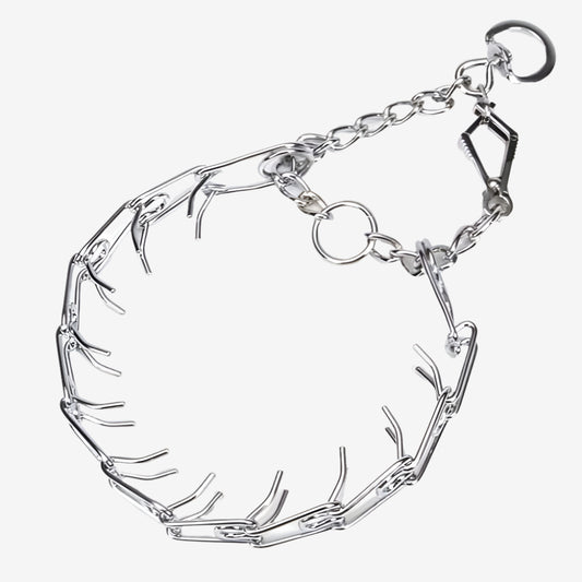 Titan Prong Training w/ 1-Handed Quick Release Snap Dog Collar Nickel, Chrome 1ea/2 Mm X 14 in