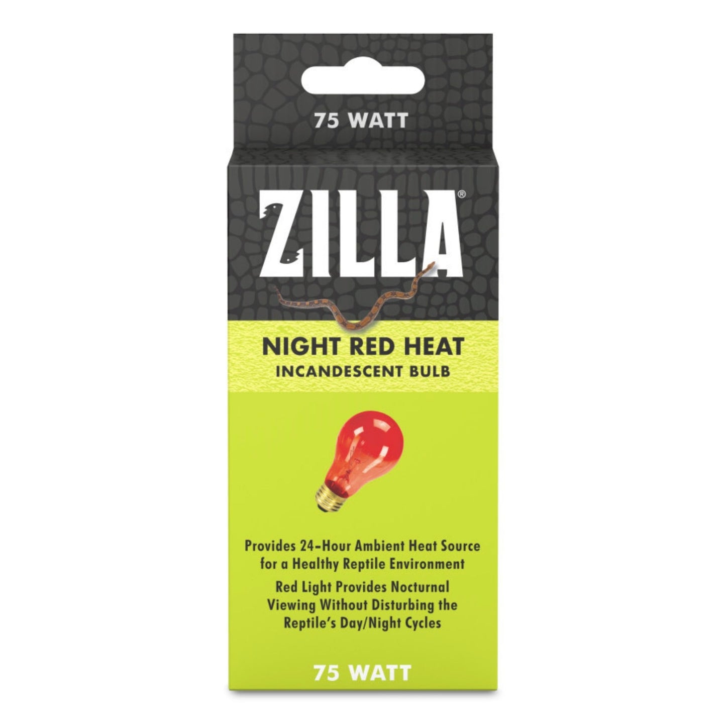Zilla Incandescent Bulbs Night Red 1ea/75 W
