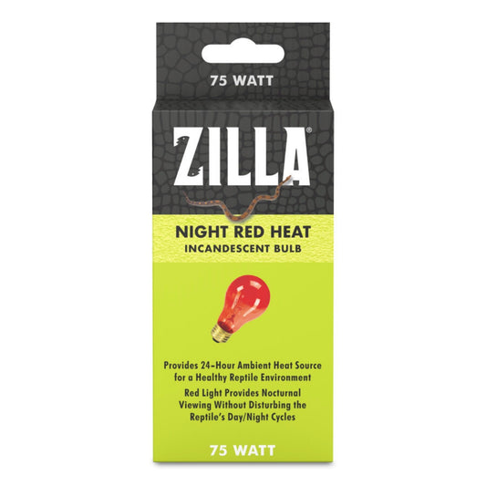 Zilla Incandescent Bulbs Night Red 1ea/75 W