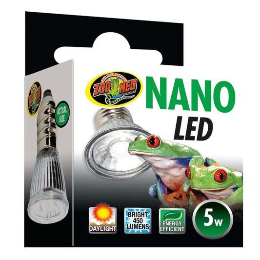 Zoo Med Nano LED Daylight Lamp Silver