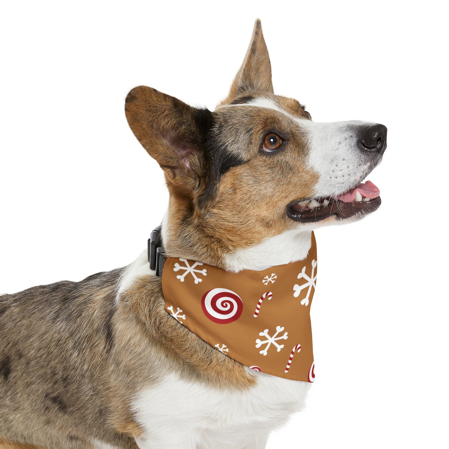 Candy Cane Collar Bandana ~ Ginger Bread