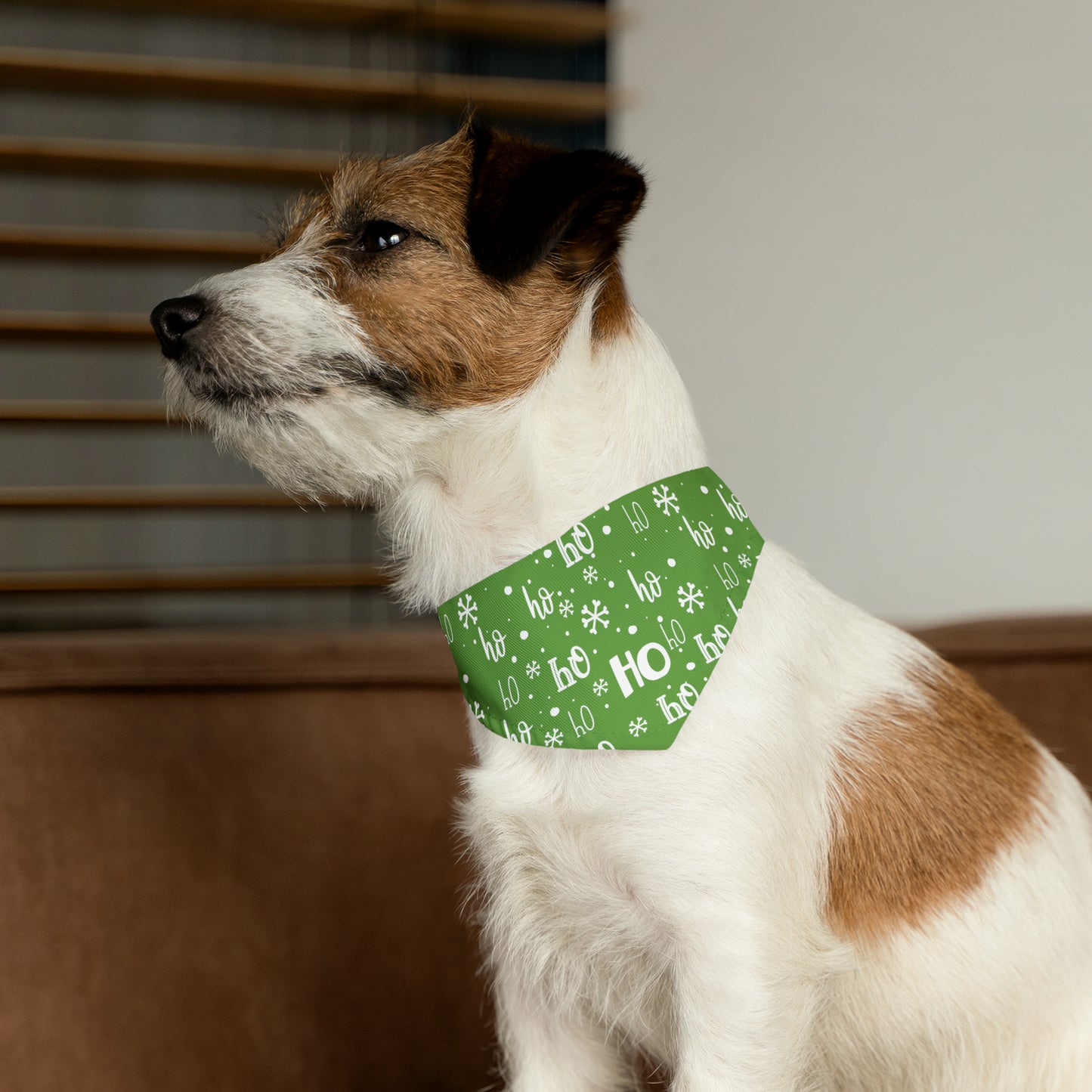 Ho Ho Ho Collar Bandana ~ Green