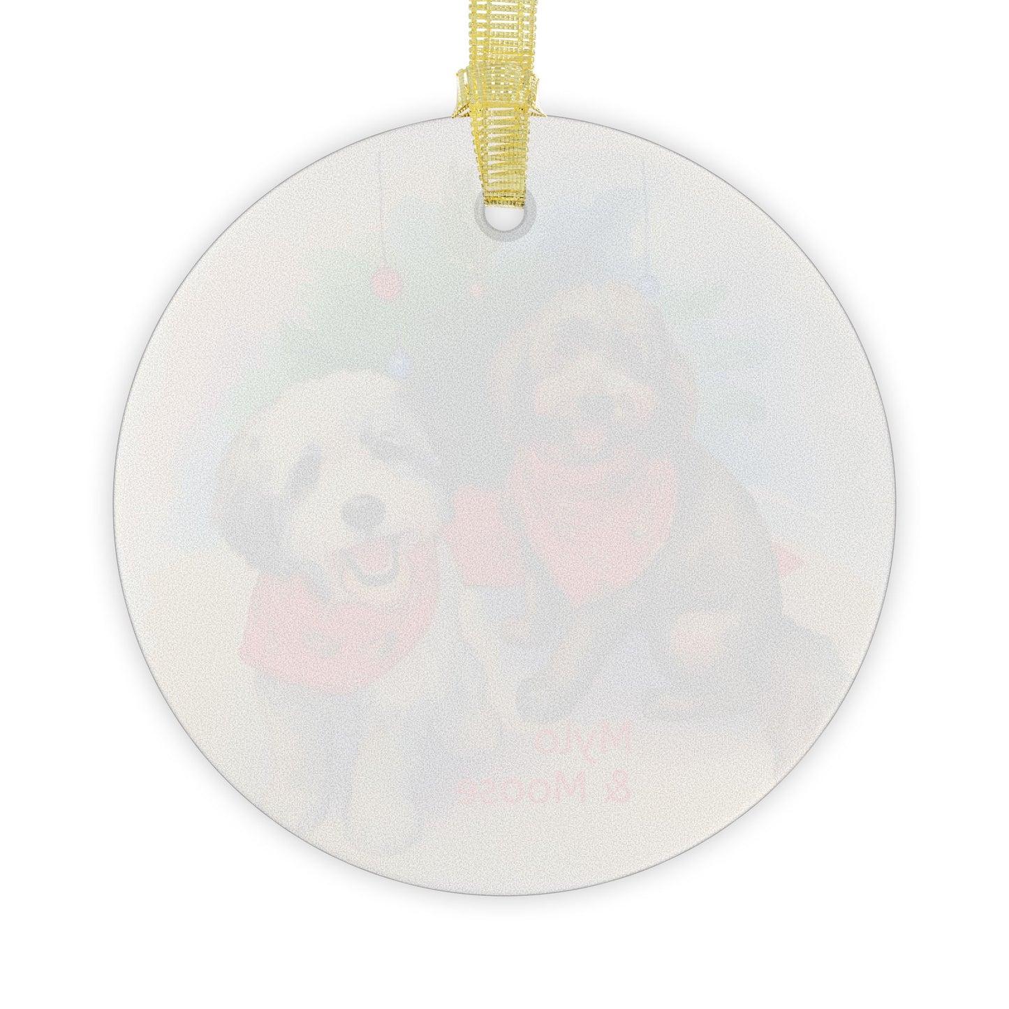Fur-ever Memories Personalized Glass Ornament