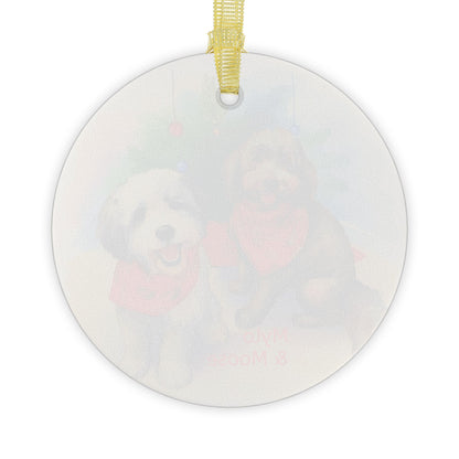 Fur-ever Memories Personalized Glass Ornament