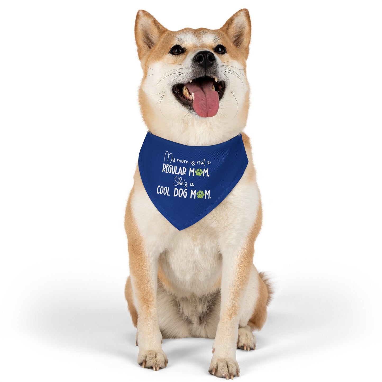 Blue Cool-Mom Bandana Collar