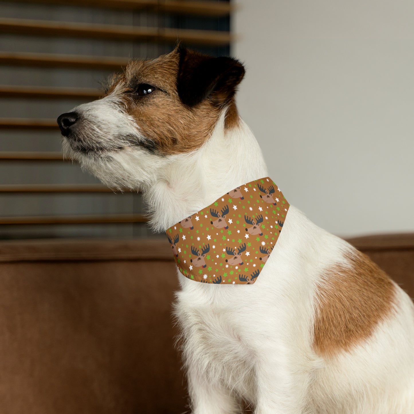 Copy of Moose & Twinkle Collar Bandana ~ Light Brown