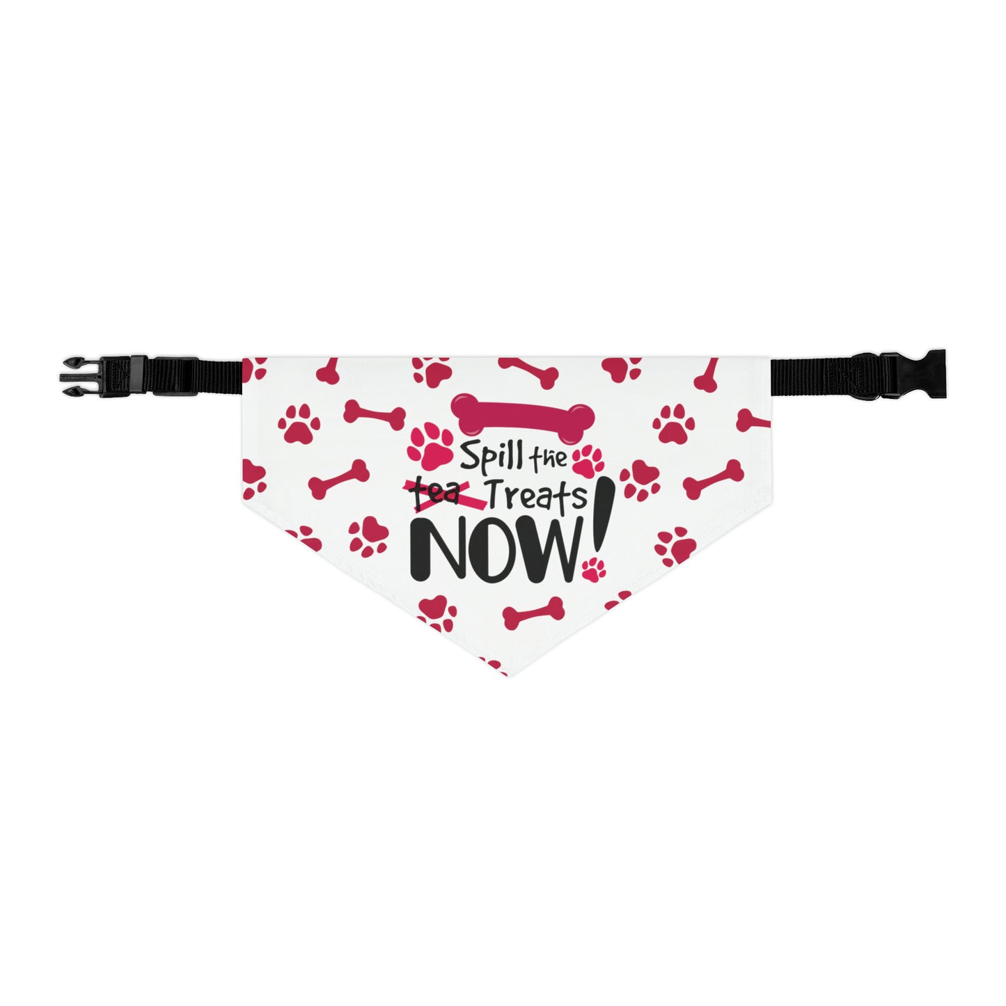 Spill the Treats - Pet Bandana Collar