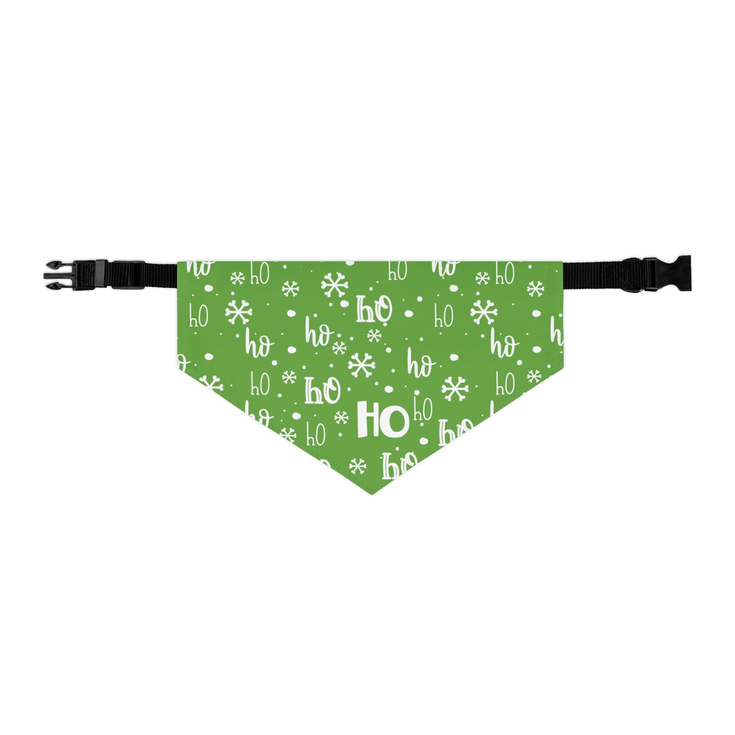 Ho Ho Ho Collar Bandana ~ Green