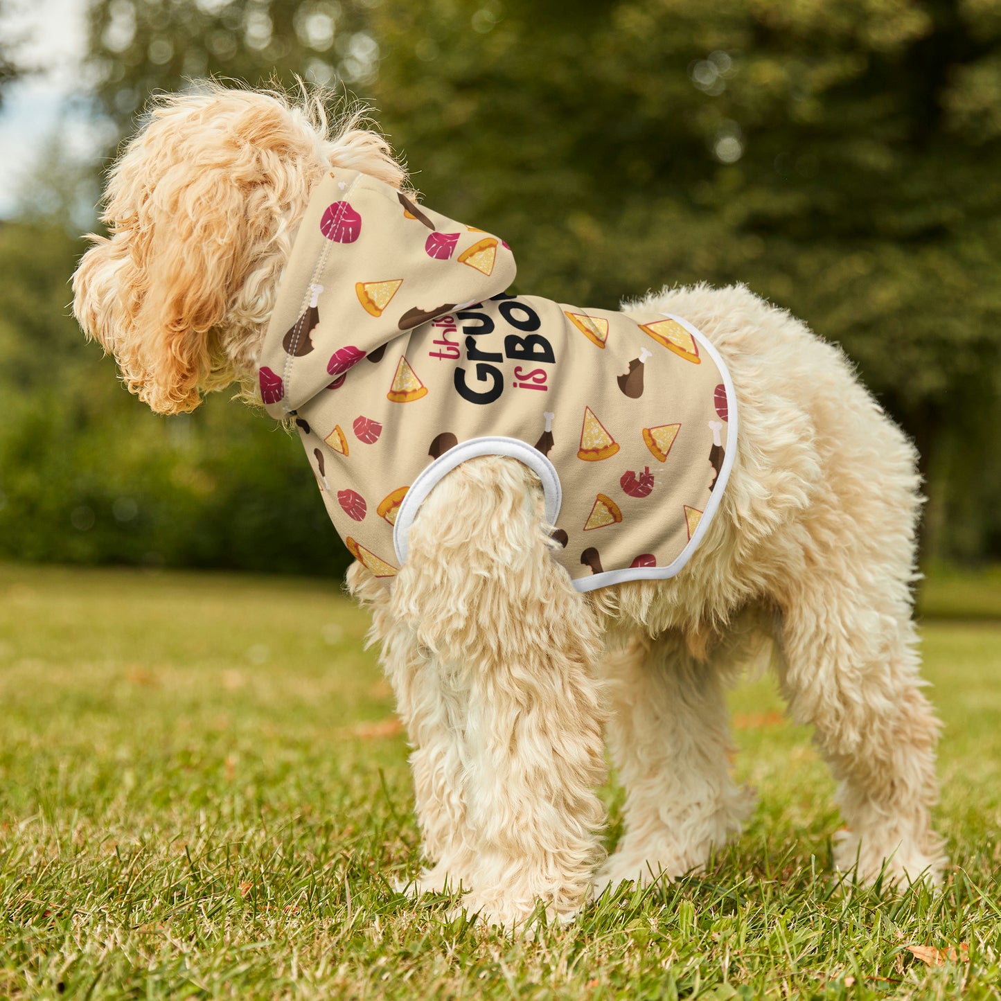 Bougie Grubber Tan Pet Hoodie