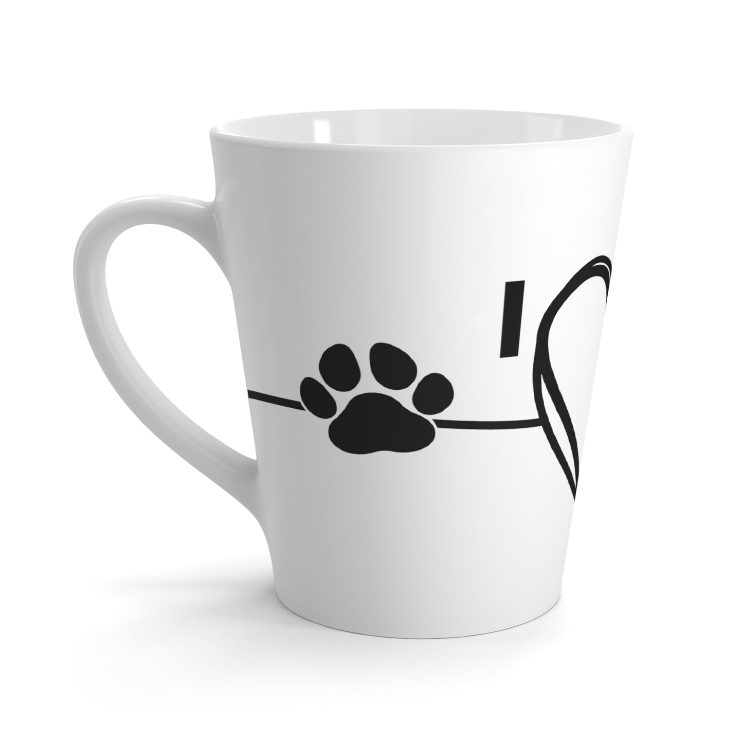 I Love My Pup Latte Mug