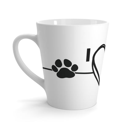 I Love My Pup Latte Mug