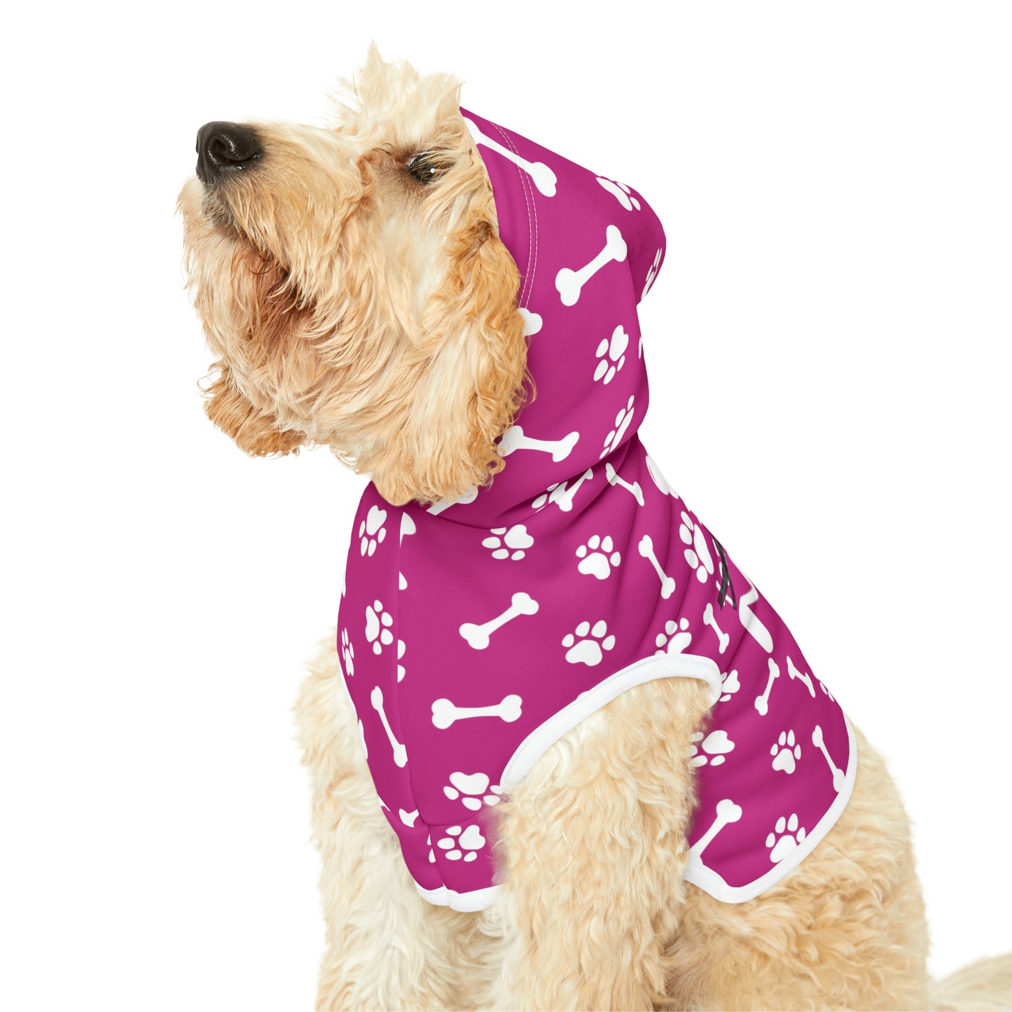 Spill the Treats Fuchsia Pet Hoodie