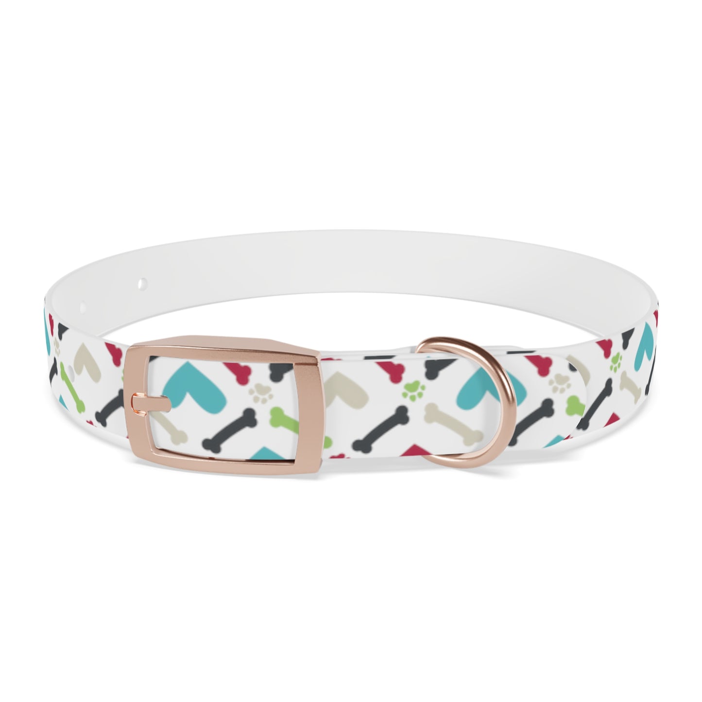 Bones, Paw prints and Hearts Oh My! Dog Collar