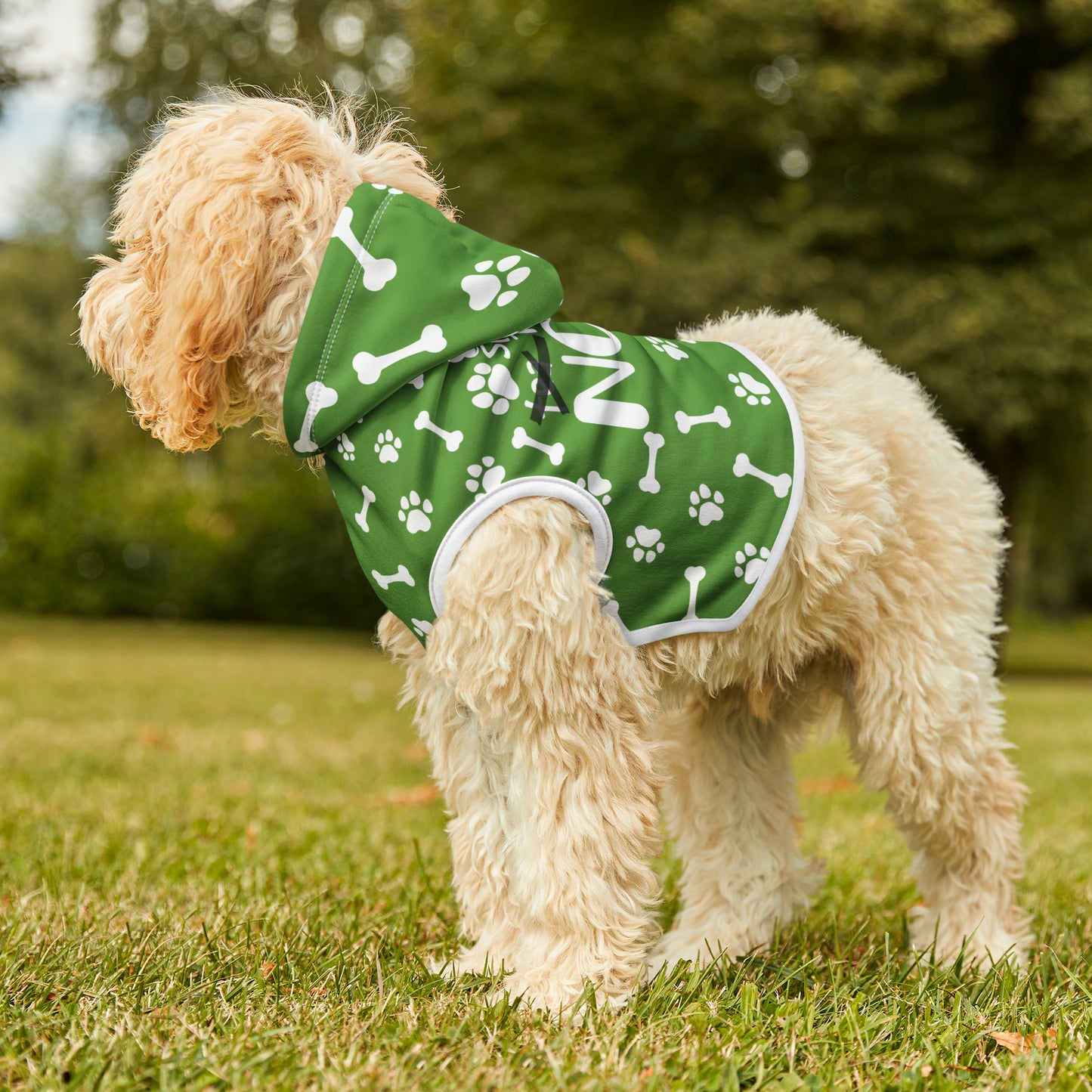 Spill the Treats Green Pet Hoodie