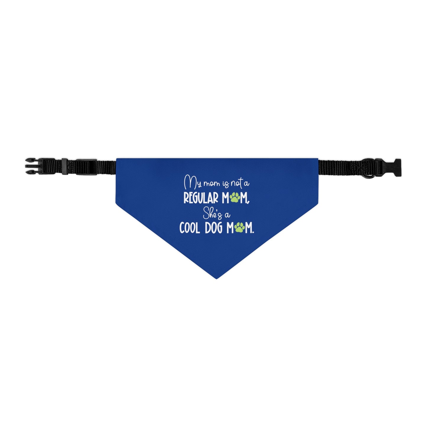 Blue Cool-Mom Bandana Collar