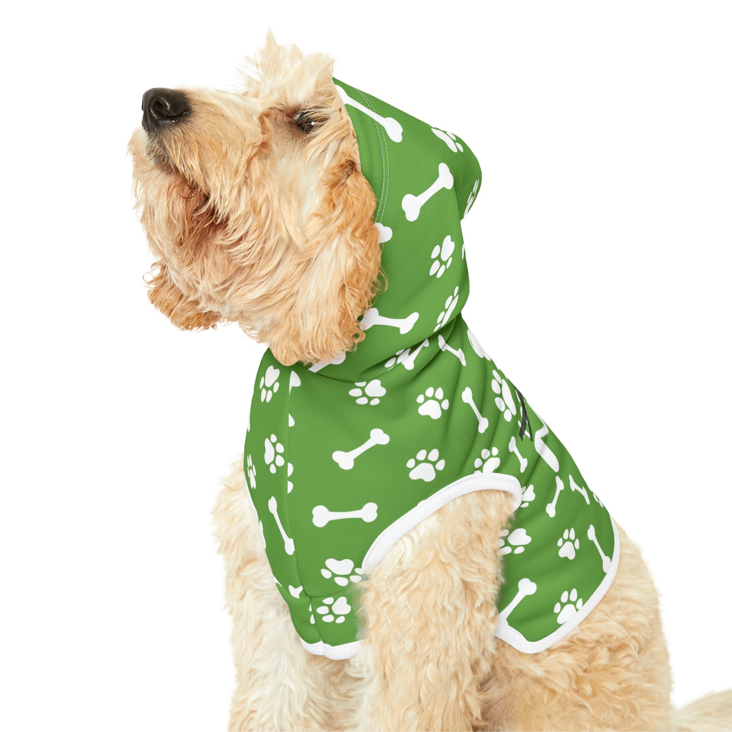 Spill the Treats Green Pet Hoodie