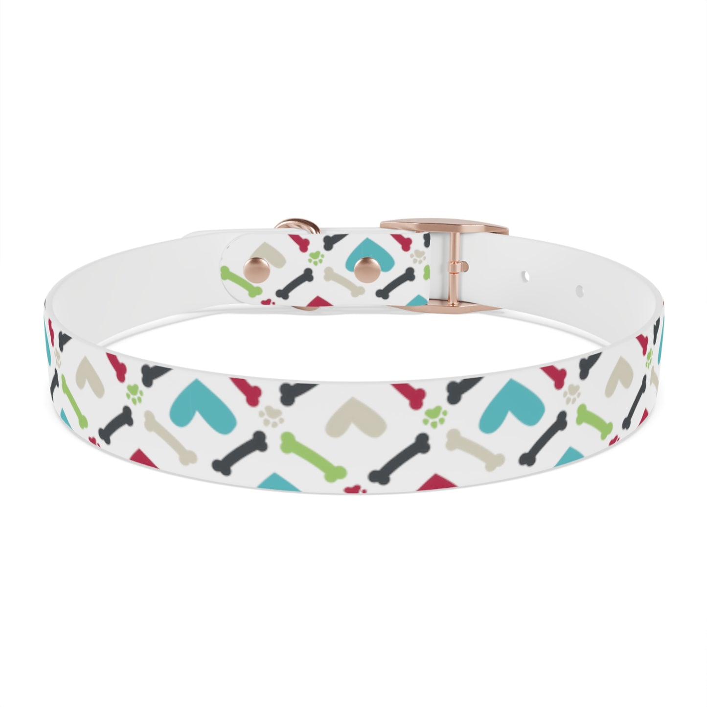 Bones, Paw prints and Hearts Oh My! Dog Collar