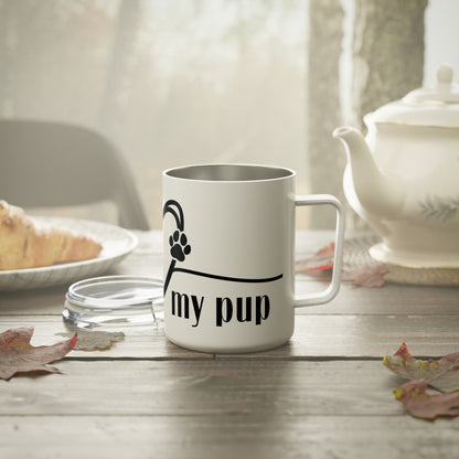 I Love My Pup Insulated Coffee Mug, 10oz