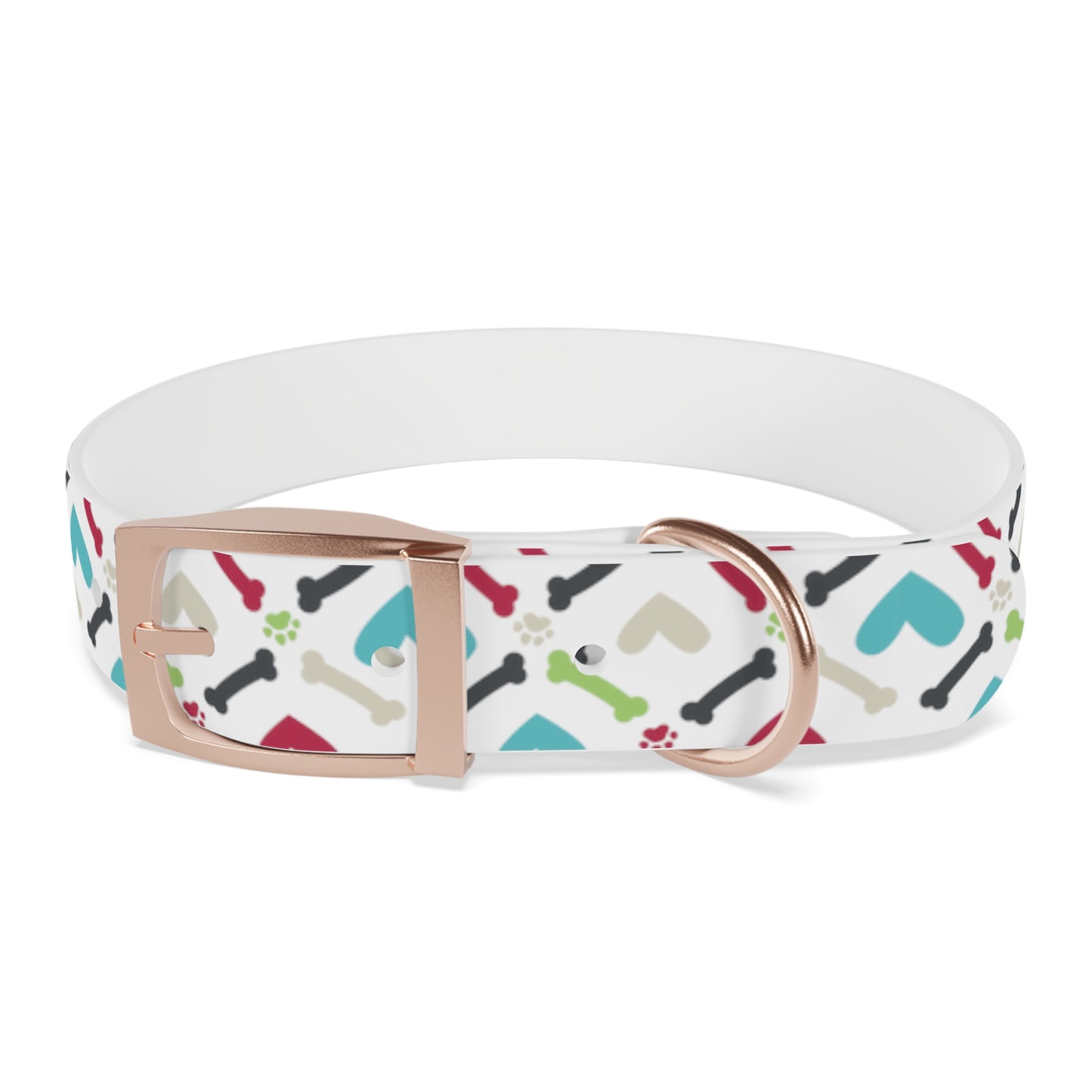 Bones, Paw prints and Hearts Oh My! Dog Collar