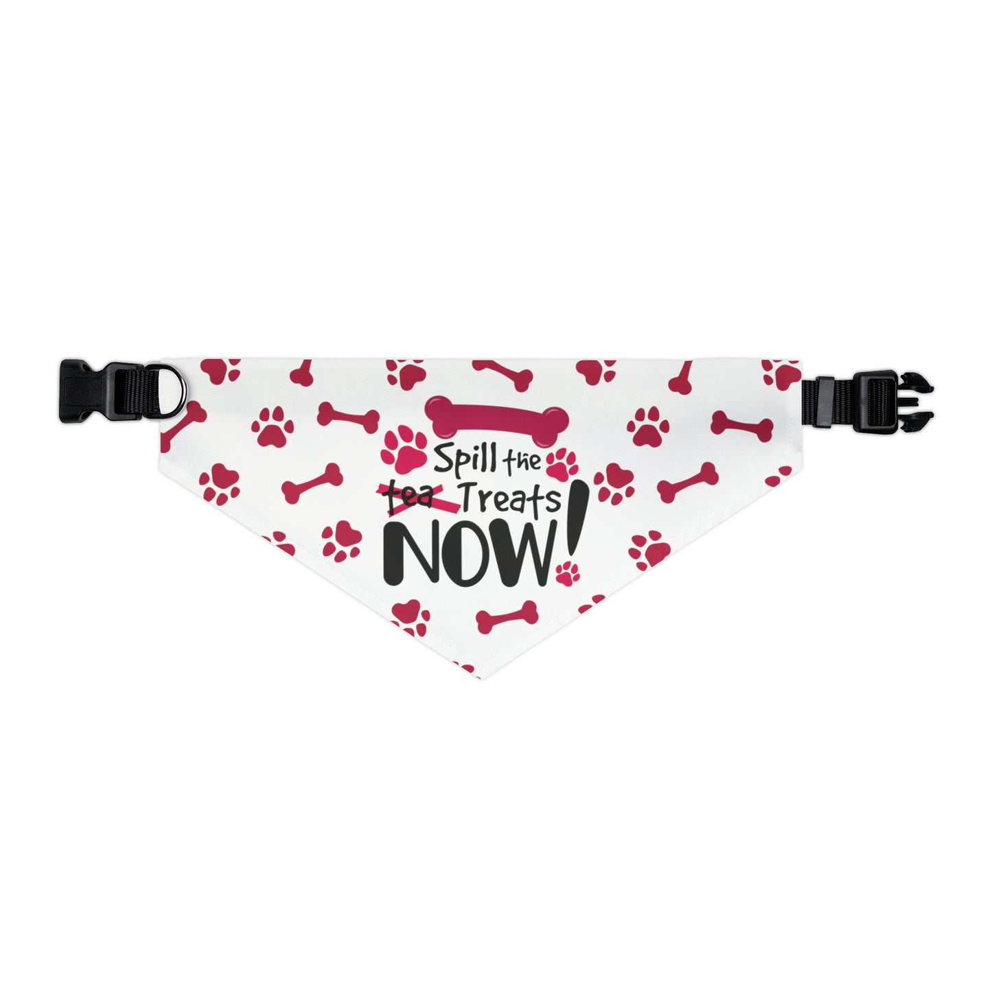 Spill the Treats - Pet Bandana Collar