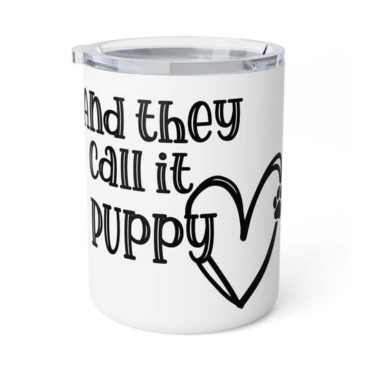Puppy Love Insulated Coffee Mug, 10 oz