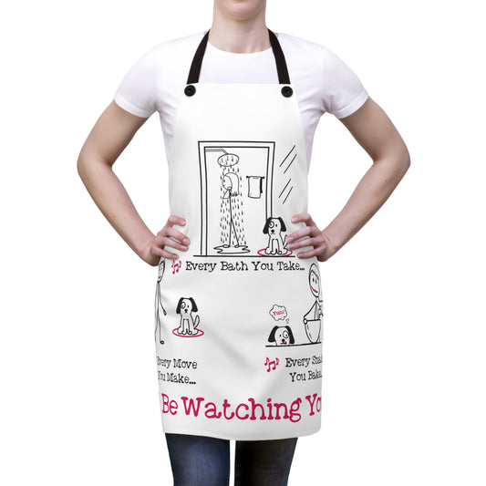 Copy of I'll Be Watching You Apron