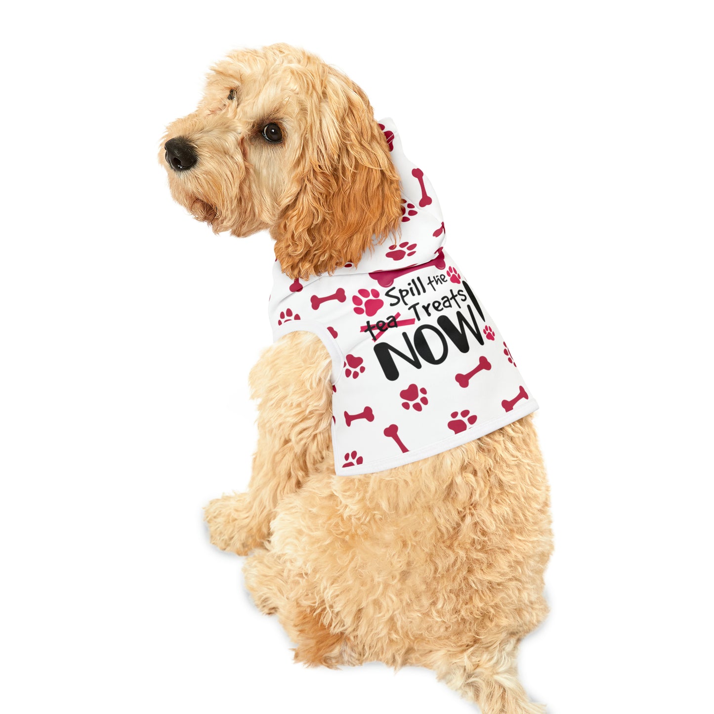 Spill the Treats RED Pet Hoodie