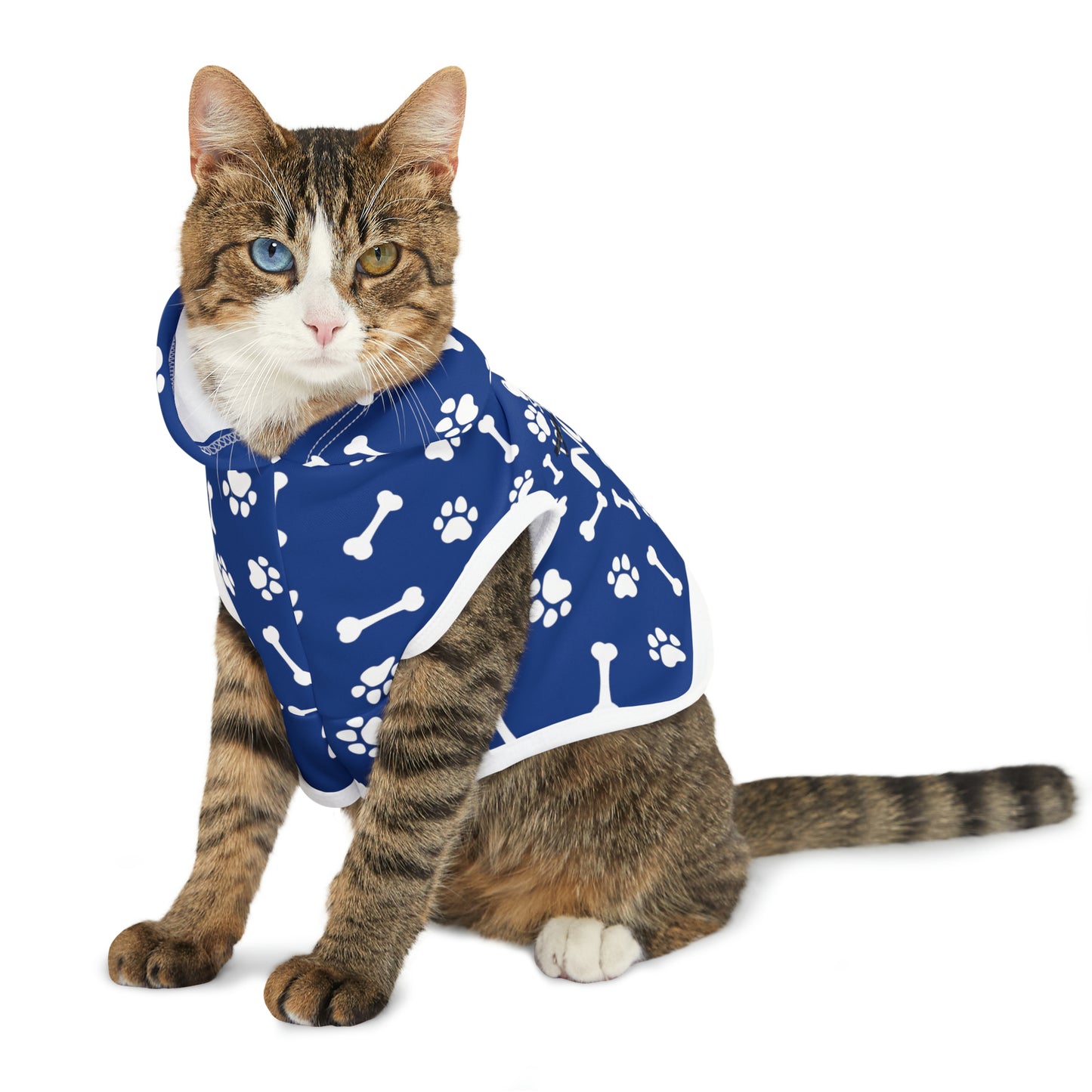 Spill the Treats Navy Blue Pet Hoodie