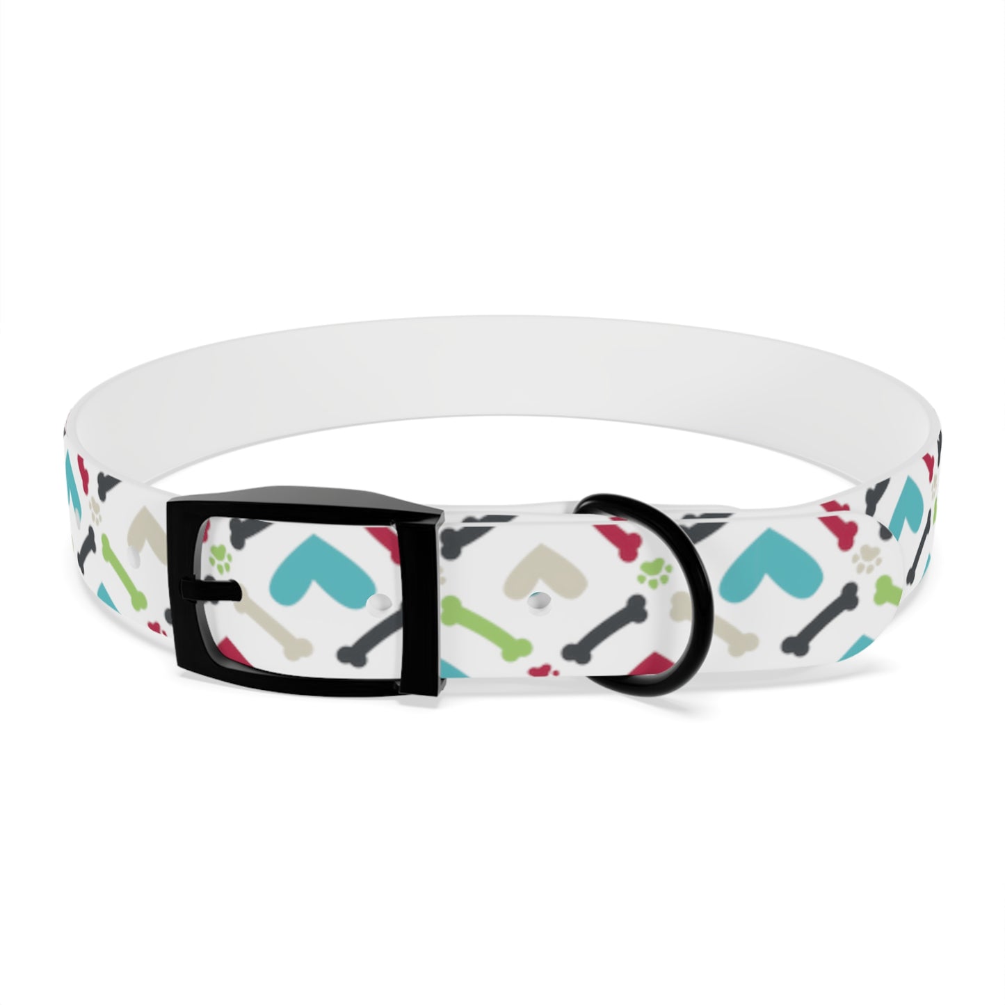 Bones, Paw prints and Hearts Oh My! Dog Collar