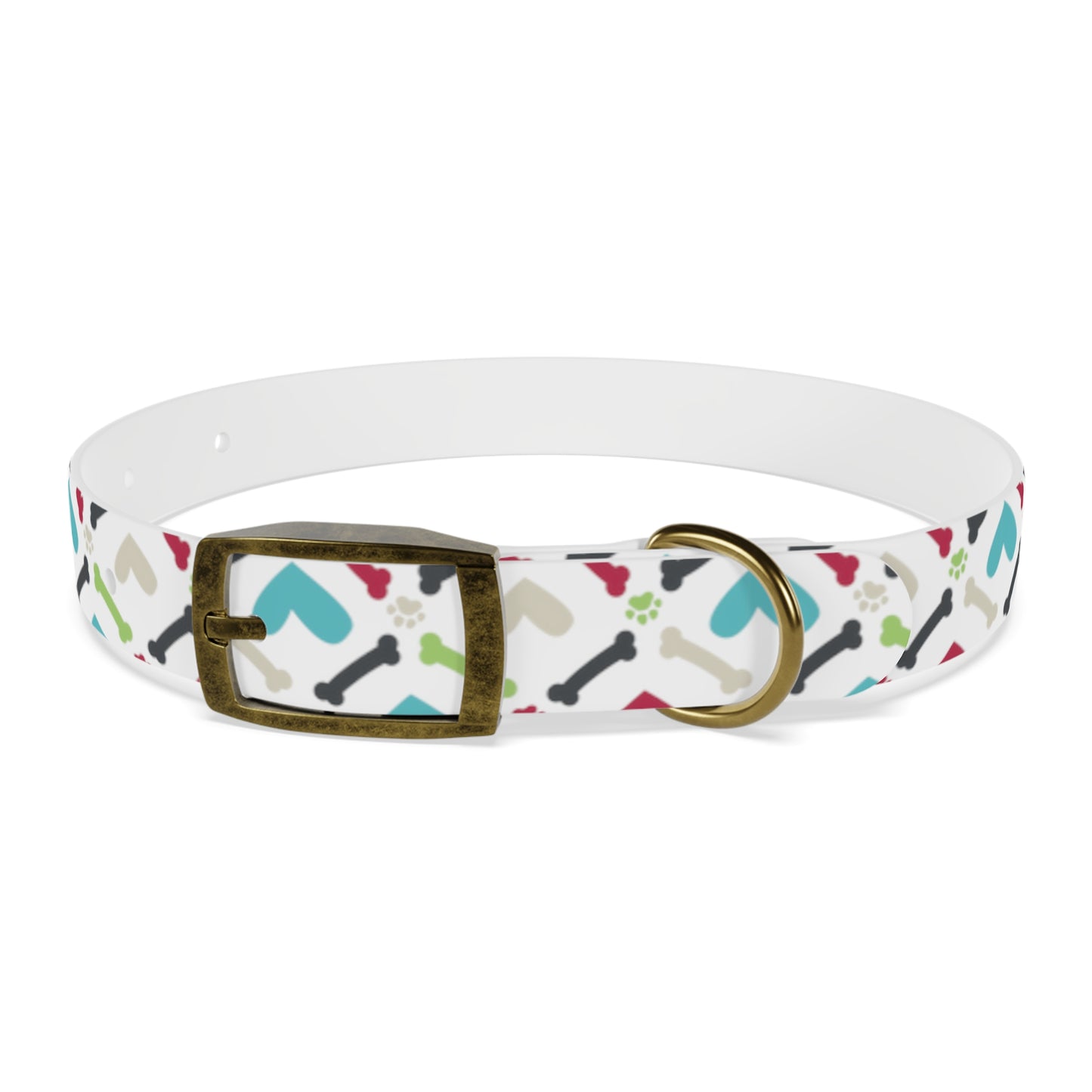 Bones, Paw prints and Hearts Oh My! Dog Collar