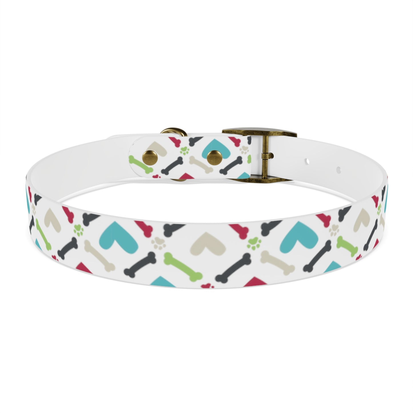 Bones, Paw prints and Hearts Oh My! Dog Collar