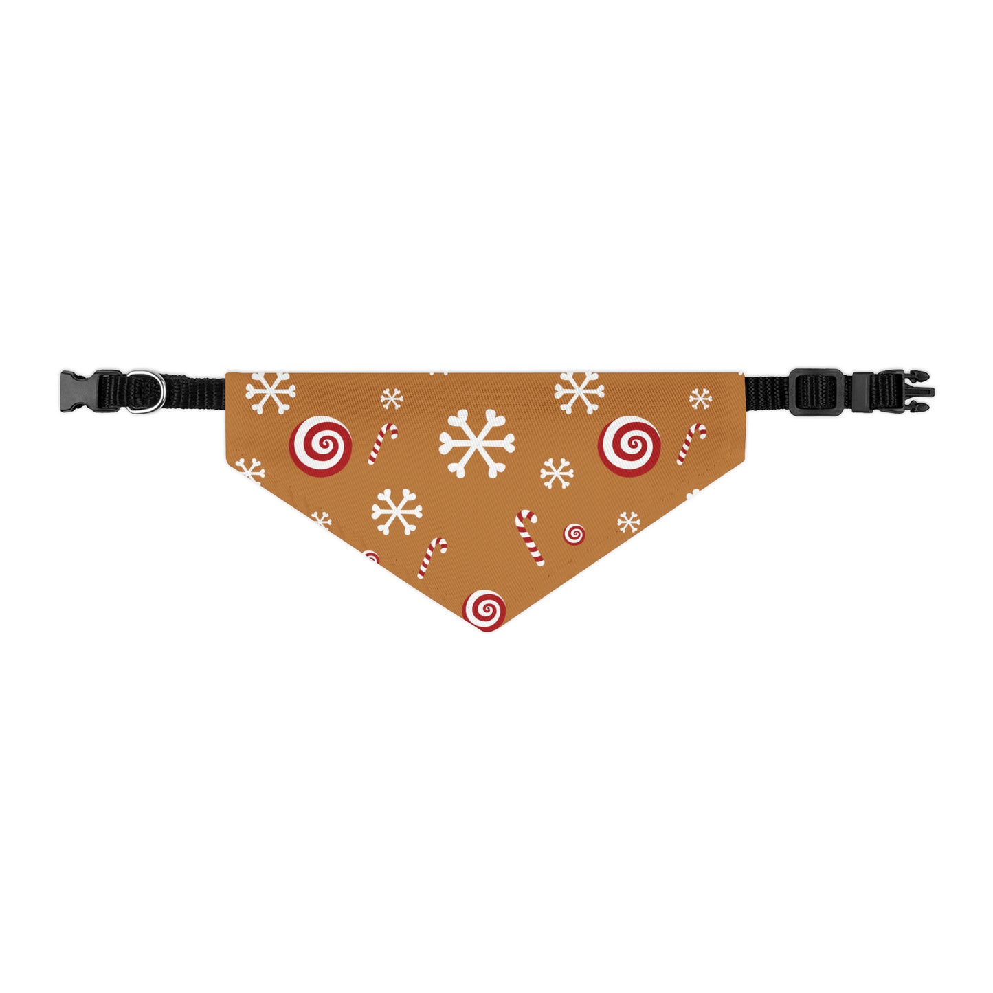 Candy Cane Collar Bandana ~ Ginger Bread