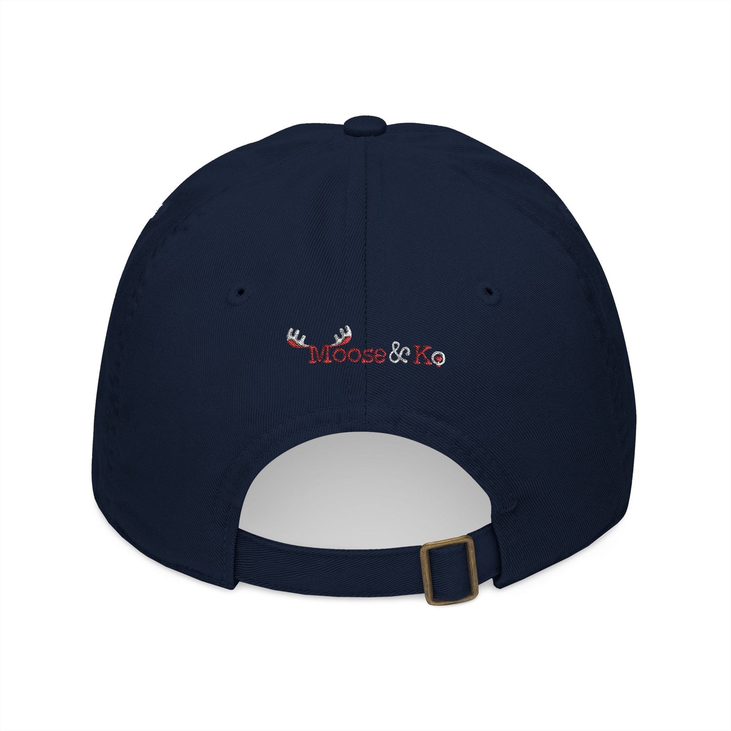 Moose & Ko. Embroidered Baseball Cap ~ Eco-Friendly 100 % Organic Cotton