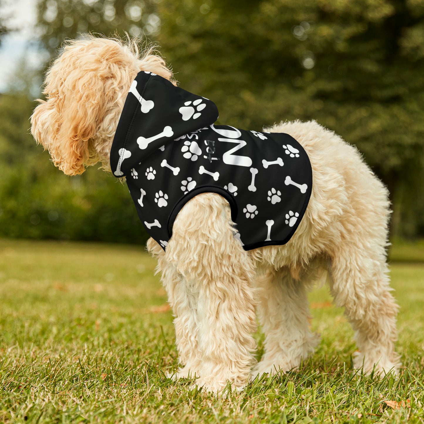 Spill the Treats BLACK Pet Hoodie